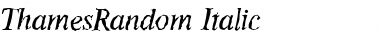 Download ThamesRandom Font