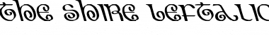 The Shire Leftalic Italic Font