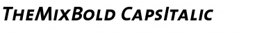 TheMixBold-CapsItalic Regular Font