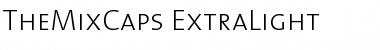 TheMixCaps-ExtraLight Extra Light Font