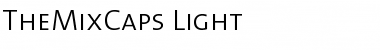 TheMixCaps-Light Light Font