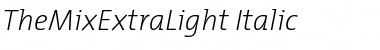 TheMixExtraLight Font