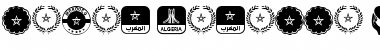 color Morocco Algeria Regular Font