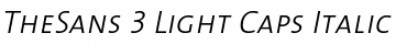 TheSans Light Italic