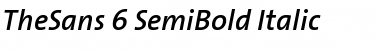 TheSans SemiBold Italic