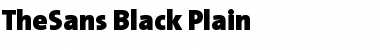 The Sans Black- Regular Font