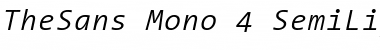 TheSans Mono Italic