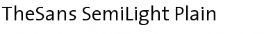 The Sans Semi Light- Regular Font