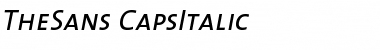 TheSans-CapsItalic Regular Font