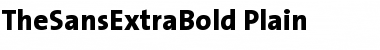 TheSansExtraBold-Plain Regular Font