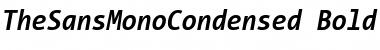The Sans Mono Condensed- Italic
