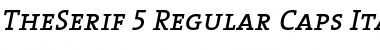 TheSerif Regular Italic