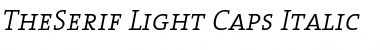 The Serif Light- Bold Italic
