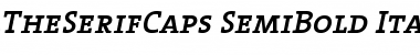 TheSerifCaps-SemiBold Semi Bold Font