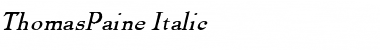 ThomasPaine Italic
