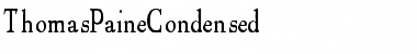 ThomasPaineCondensed Regular Font