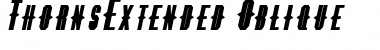 ThornsExtended Font