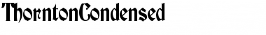 Download ThorntonCondensed Font