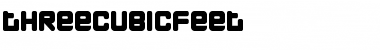 ThreeCubicFeet Regular Font