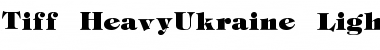 Tiff-HeavyUkraine Light Font