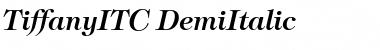 TiffanyITC Demi Italic Font