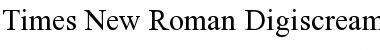 Times New Roman Digiscream Regular Times New Roman Digiscream Regular