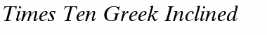 TimesTenGreek Upright Font