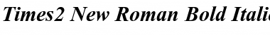Times2 New Roman Bold Italic Turkce