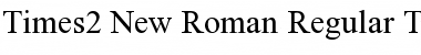 Times2 New Roman Regular Turkce Font