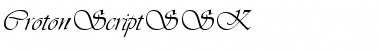 CrotonScriptSSK Regular Font