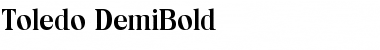 Toledo-DemiBold Regular Font