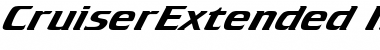CruiserExtended Font