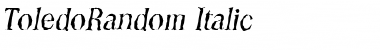 ToledoRandom Italic