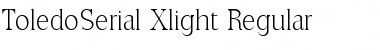 ToledoSerial-Xlight Regular