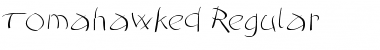 Tomahawked Regular Font