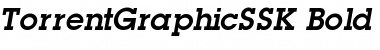 TorrentGraphicSSK Bold Italic Font