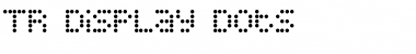 TR Display Dots Regular Font