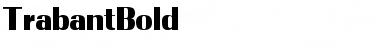 TrabantBold Regular Font