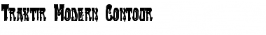 Traktir-Modern Contour Regular Font