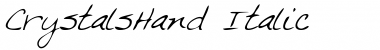 CrystalsHand Italic