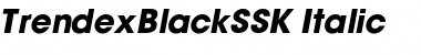 TrendexBlackSSK Font