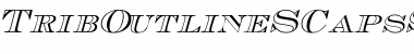TribOutlineSCapsSSK Italic