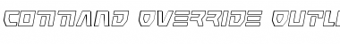 Command Override Outline Italic Font