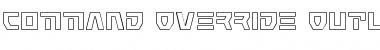 Command Override Outline Font