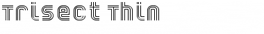 Trisect Thin Font