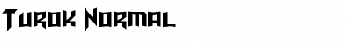 Turok Normal Font