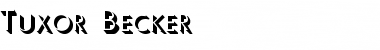 Tuxor Becker Normal Font