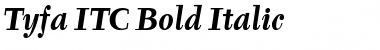 Tyfa ITC Bold Italic