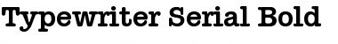 Download Typewriter-Serial Font