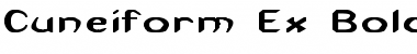Download Cuneiform Ex Bold Font